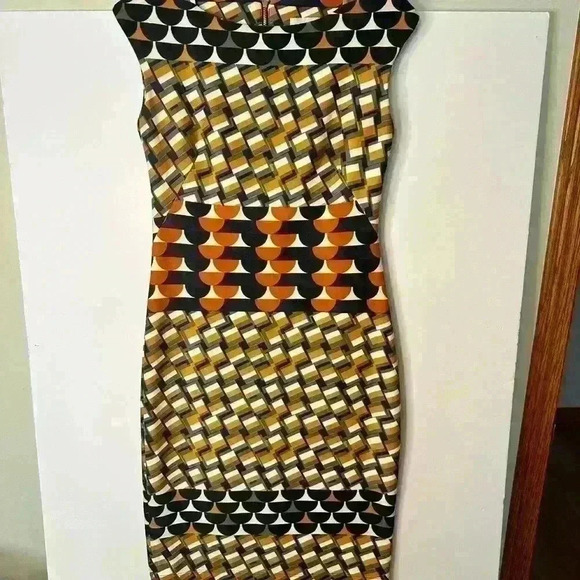 J Taylor Size 4 Sheath Dress.  Sleeveless. Multicolor. NWOT. Zipper Clos… - Picture 1 of 10
